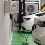 EV Cars charging.